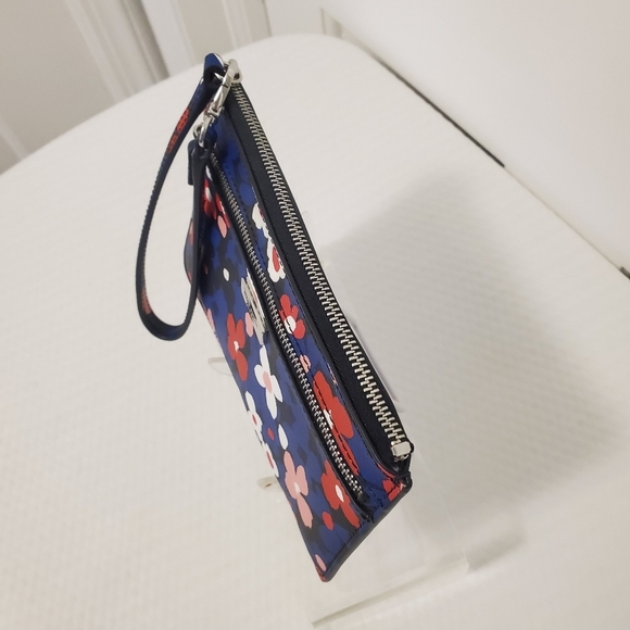EUC Kate Spade "Shore Street Bouquet Pop" Print Slim Wristlet, Colorful - Picture 2 of 6